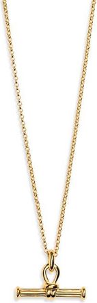 Missoma Ridge T-Bar Pendant Necklace in Gold at Nordstrom