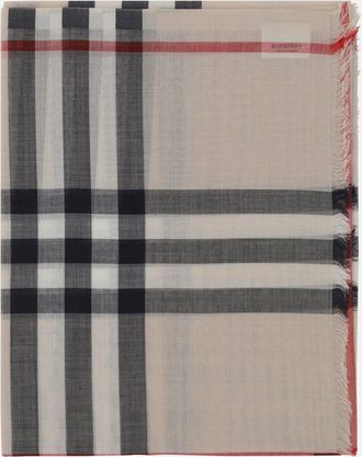 Burberry Silk and wool Scarf Female UNI