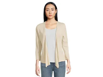 Tommy Bahama Addison Linen Rayon Cardigan Womens Clothing Pure Khaki : LG (US 12-14), Linen/Viscose