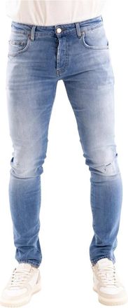 Don the Fuller Jeans Milano 4011 - Heren - Slim Fit Jeans - Blauw - W32 - Katoen - Jeans