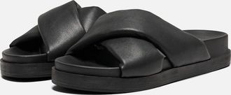 Only Womens ONLY MINNIE-12 Polyurethane Womens Black Mules - Size: 4