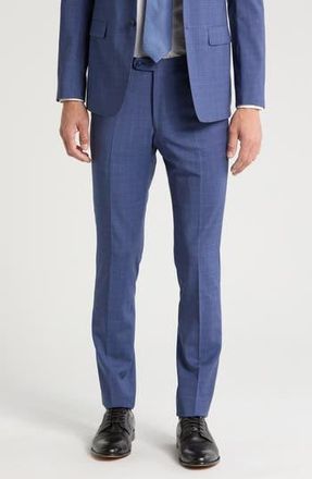 John Varvatos Neat Virgin Wool Pants in Blue at Nordstrom Rack, Size 34