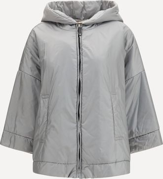 Max Mara Giacca imbottita con Cappuccio in tela antigoccia Woman 44