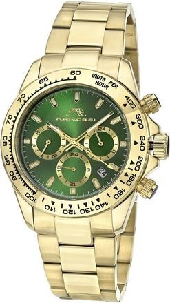 Porsamo Bleu Preston Chronograph Quartz Green Dial Mens Watch 1035BPRS