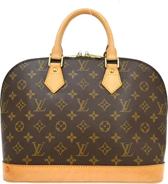 Louis Vuitton Alma Monogram Canvas Brown Canvas Handbag (Pre-Owned)
