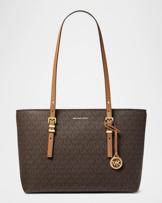 Michael Kors Quinn Medium Signature Logo Tote Bag