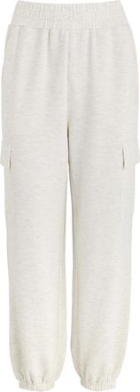 Varley The Cargo Pant Stretch-jersey Sweatpants - Ivory - S (UK8-10 / S)