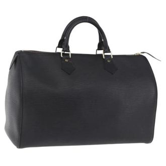 Louis Vuitton Pre-owned Hand Bag - Dames - Pre-owned - Zwart - Maat: ONE Size Leer