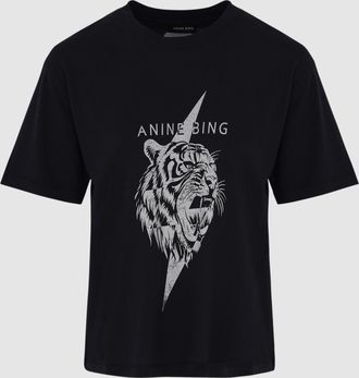 Anine Bing Tee Shirt Wagner Black