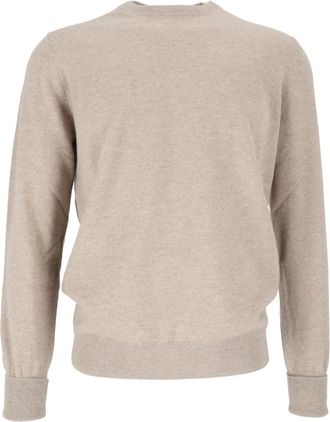 Ballantyne Girocollo - Heren - Cashmere truien - Beige - L - Kasjmier - Truien & Vesten