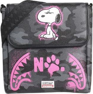 Sprayground X PEANUTS PEANUTS SNOOPY PINK STENCIL MESSENGER SLING