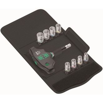 Wera Juego De Llaves De Vaso Kk 400 Ra Set 2 9 Piezas 1/4 Pulgadas Z.80 Wera
