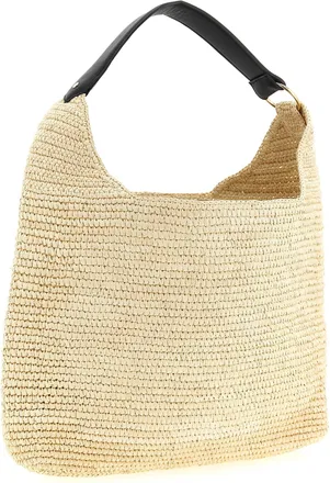 Maison Michel Cristiana Shoulder Bag - Beige