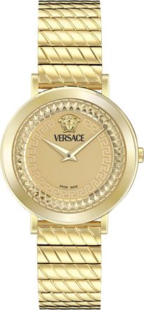 Versace Delphinus Dames Horloge Goudkleurig VE0O00525