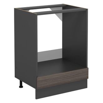 Vicco Armario Para Horno Empotrado R-line, Gris Noble, 60 Cm Sin Encimera