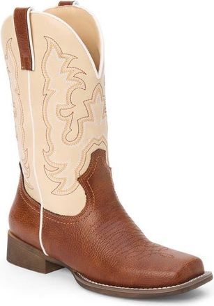 Matisse Footwear Rowdy Western Boot in Cream/cognac at Nordstrom, Size 10