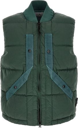 Stone Island Green Sleeveless Jacket