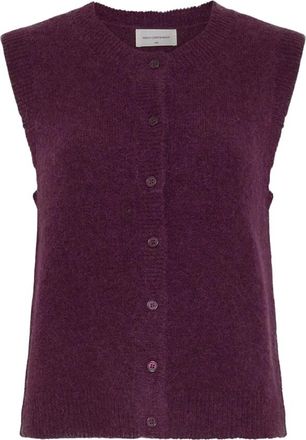 Moss Copenhagen Bondie Hope Vest - Dames - Truien - Paars - Maat: Xs/S Wol