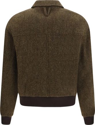 Valstar Mens Colin Bomber Padded Jacket Militare-Tabacco Militare/tabacco