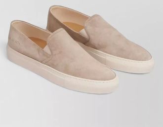 Common Projects slip on low profile suede sneakers