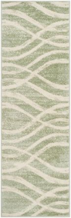 Safavieh Alfombra polipropileno salvia/crema 76 x 244 cm