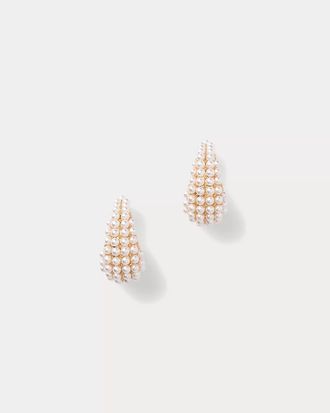 Lilly Pulitzer Lilly Of The Valley Hoop Earrings