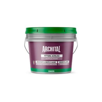 Oikos Pittura acrilica Oikos Archital bianca lt. 14