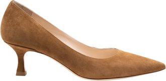 Parall&egrave;le Rosa - Dames - Pumps - Bruin - 37 1/2 EU - Leer - Schoenen