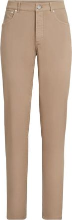 Brunello Cucinelli Broek met vijf zakken en geverfd effect - Beige