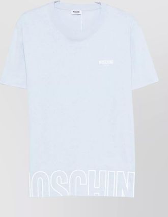 Moschino crew neck t shirt short sleeves