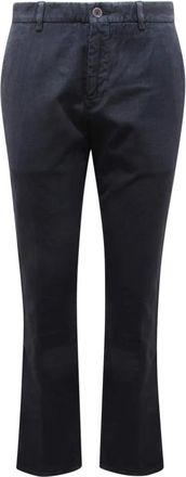 Etro Slim Fit Broek Made in Italy - Heren - Wijde Broeken - Blauw - S - Broeken