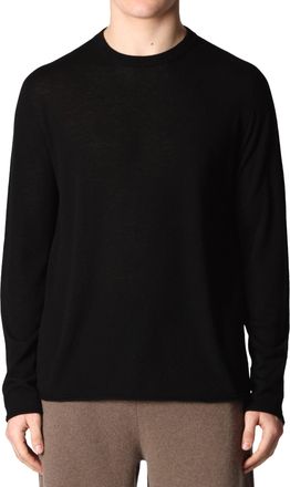 Roberto Collina Merino Wool-Cashmere Crewneck Sweater