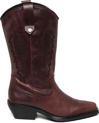 Steve Madden Wallace Boot BURGUNDY