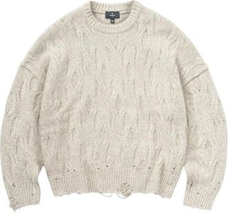 Represent Jersey de punto desgastado - Knitwear - Hombre - Beige - XL