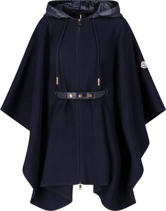 Moncler Mantella In Misto Lana