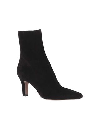 PARIS TEXAS Black Suede Ankle Boots