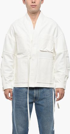 Mordecai Lightweight Cotton Kimono Field Jacket with Pocket Mordecai