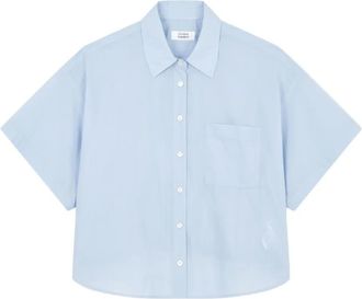 STUDIO TOMBOY Blouse met elastische achterkant - Blauw