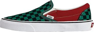 Vans Classic Slip-On Checkerboard Green Red VN000EACGNR