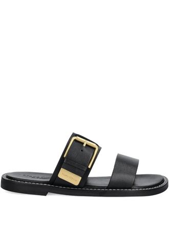 Marc O'Polo Sandali slides con fibbia - Nero
