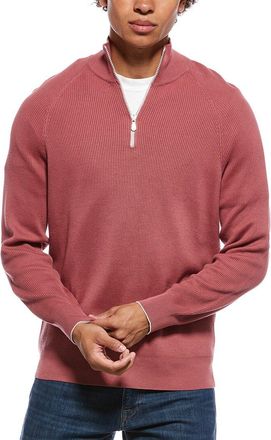 Brunello Cucinelli Mock Neck 1/4-Zip Sweater