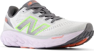 New Balance Womens W880v14 Running Shoe, Grey Matter/Taro/Bleached Lime Glo, 8.5 UK