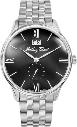 Mathey-Tissot Mens Edmond Black Dial Watch