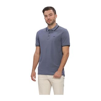HUGO BOSS Tops, Heren, Blauw, 2Xl, Katoen, Parlay 190 Polo