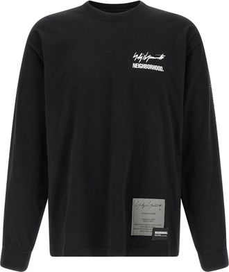 Yohji Yamamoto Black Yohji Yamamoto NH LS TEE T-shirt