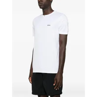 HUGO BOSS Cotton Crew Neck T-Shirt - White