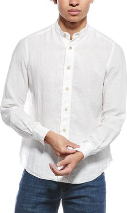 Eleventy Korean Linen-Blend Shirt