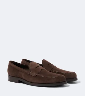 Tod's Suede penny loafers