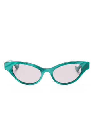 Gucci Occhiali da sole GG - Verde