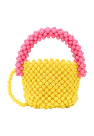 Felipa Handtas Dames Geel Roze Veelkleurig